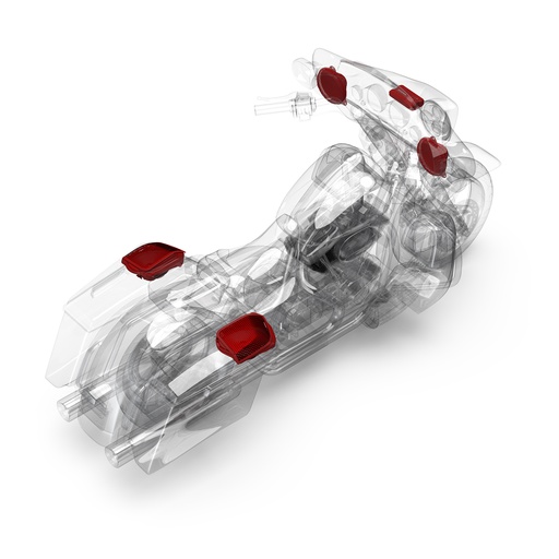 2014+ Harley-Davidson® Road Glide® & Street Glide® 4-Speaker & Amp Kit (Gen-2)
