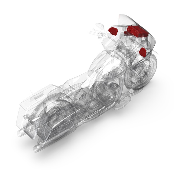Stage 2 Kit Installation View on Road Glide
