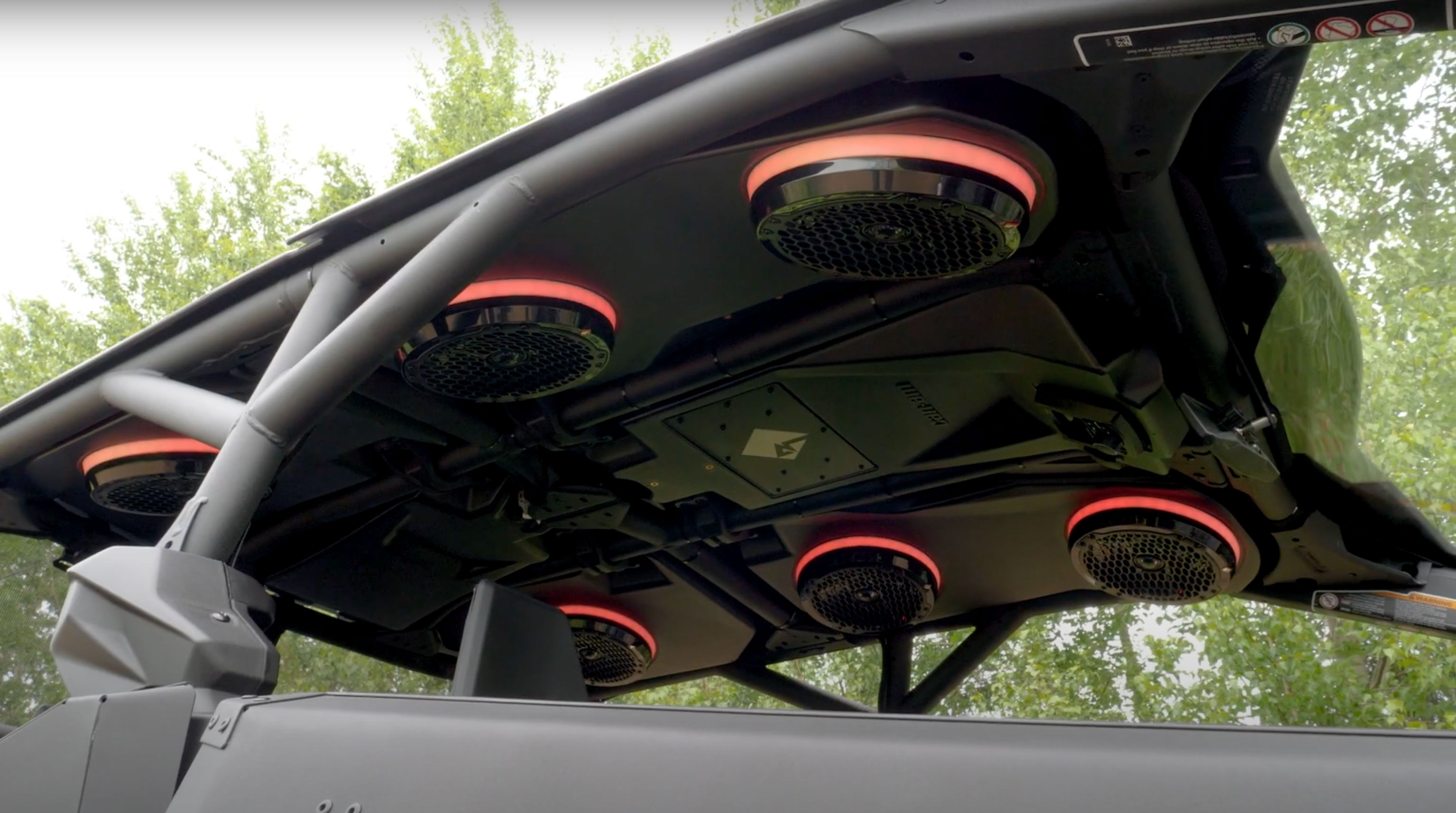 2020 Can-Am Maverick X3 MAX Rockford Fosgate Audio Roof Installed.