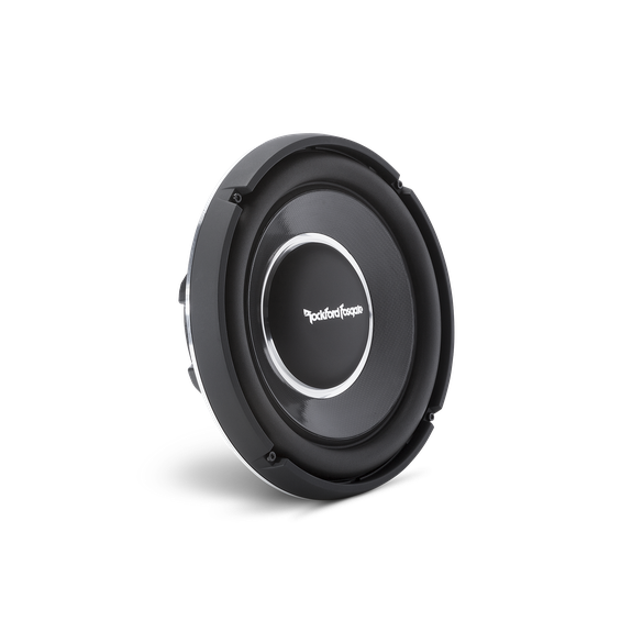 Three Quarter Front View of Subwoofer with Trim Ring