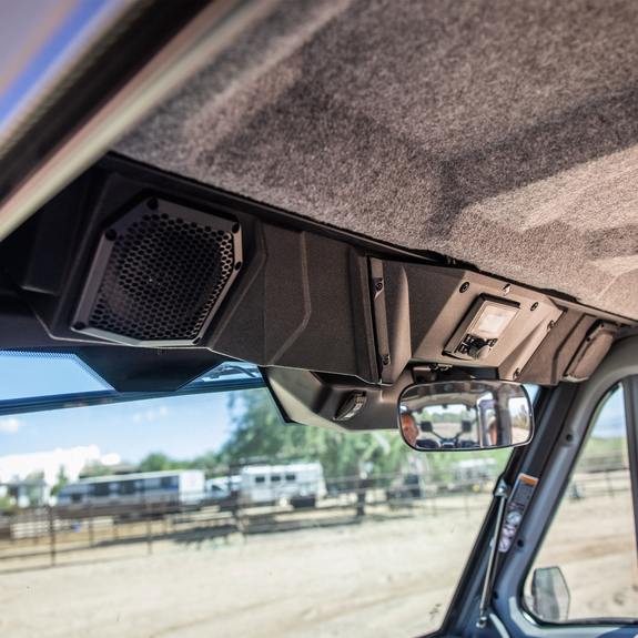 Installation View of DEFEND17-STG1 Roof Audio System