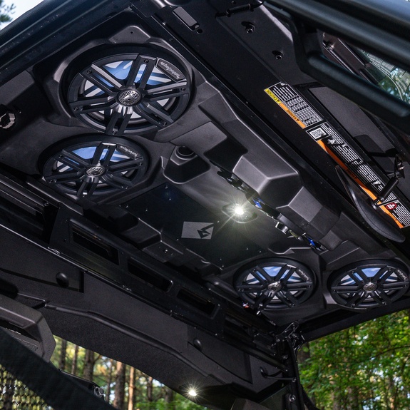 Lifestyle Installation Shot of 2-Seat Ranger Audio Roof