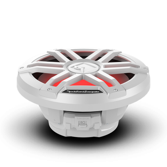 Profile View of Subwoofer with White Grille