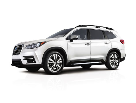 Subaru Ascent white exterior.