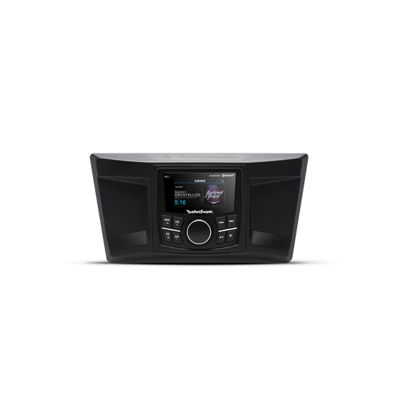 Front View of PMX-2 Installed on Dash Mount
