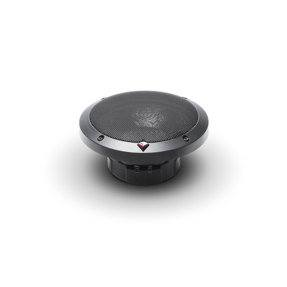 Profile View of Speaker with Trim Ring and Grille