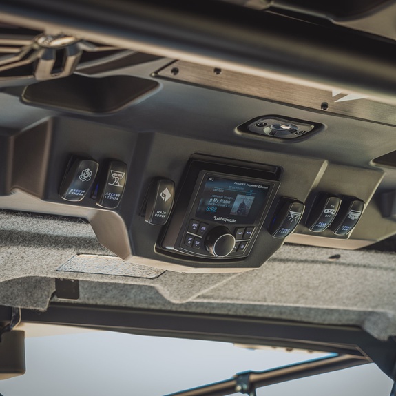 Command Center of 2-Seat Ranger Audio Roof