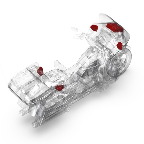 Stage 1 Kit Installation View on Road Glide