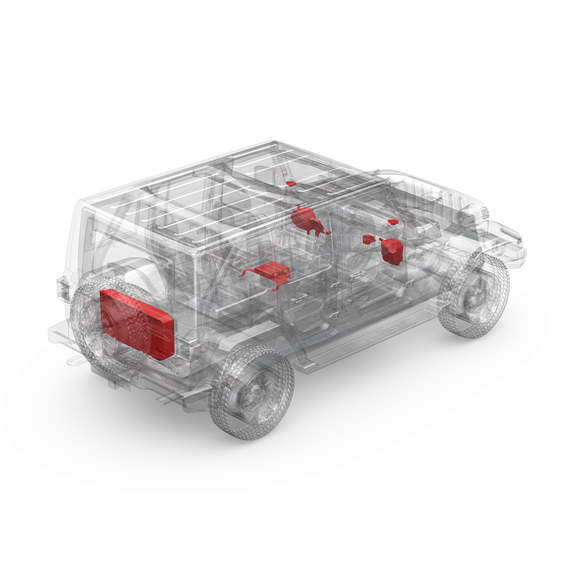 3D View of 24WRNGLER-STG3 Kit in Vehicle