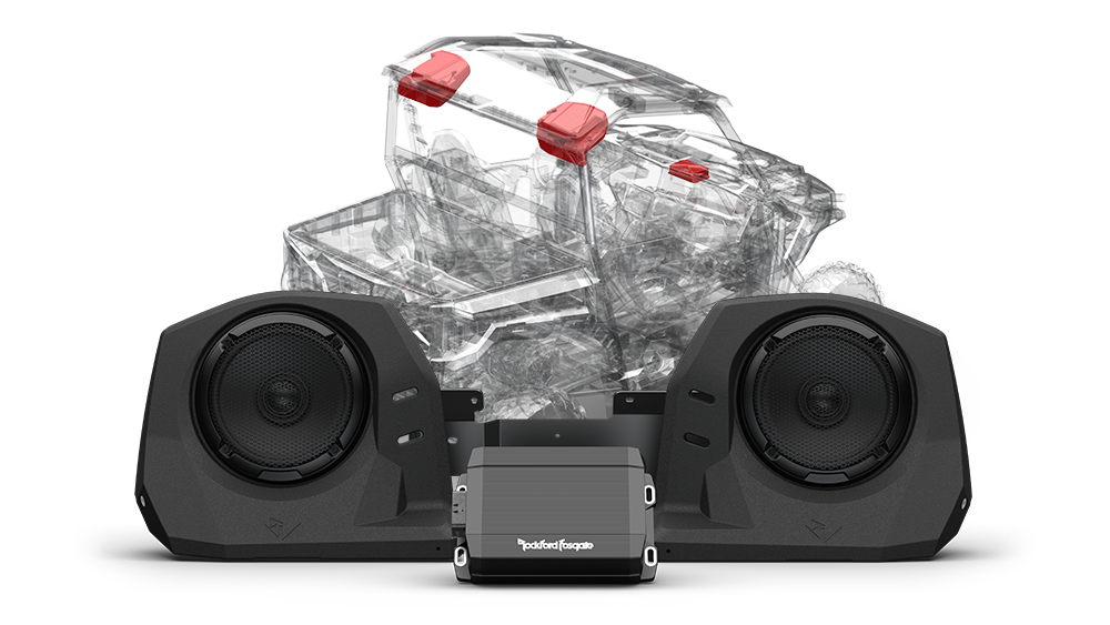 Polaris General PG&A Rockford Fosgate Stage 3 audio system