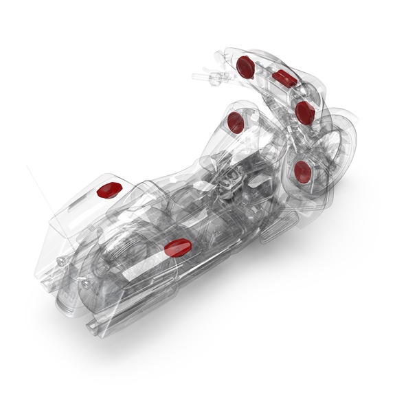 Stage 3 Kit Installation View on Road Glide